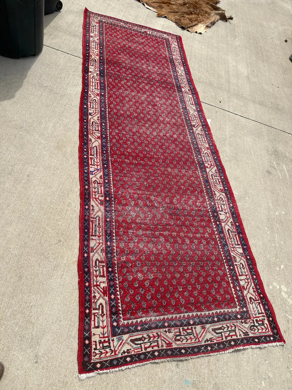 Hand Tied Persian Rug Runner 1