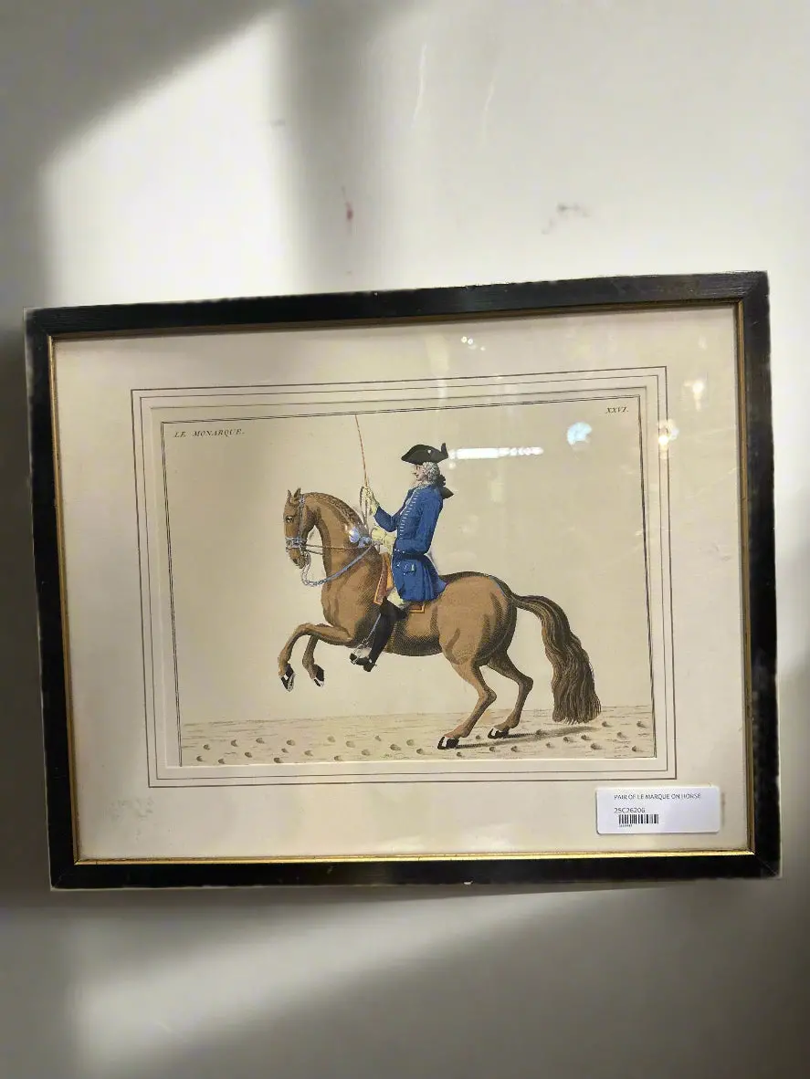 Print Of Le Marque On Horse 1