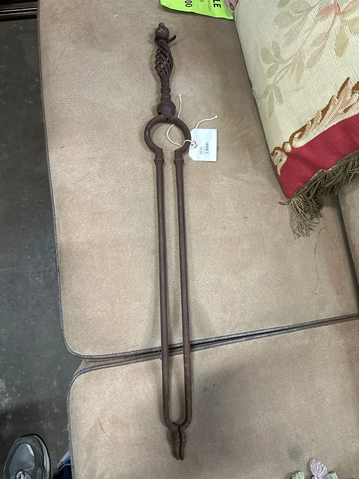 Iron Fire Tongs 1
