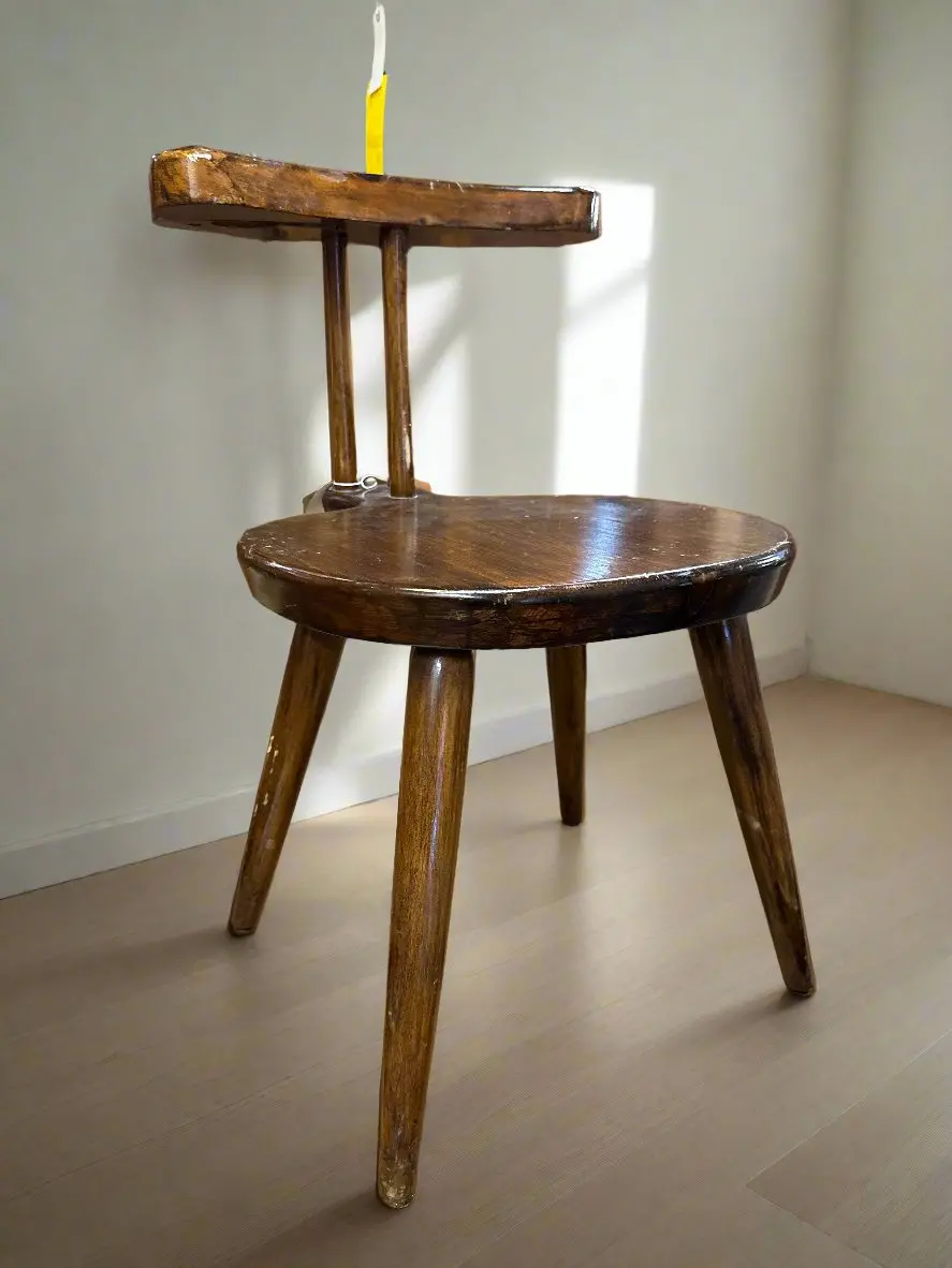 Pine Cockfighting Chair 1