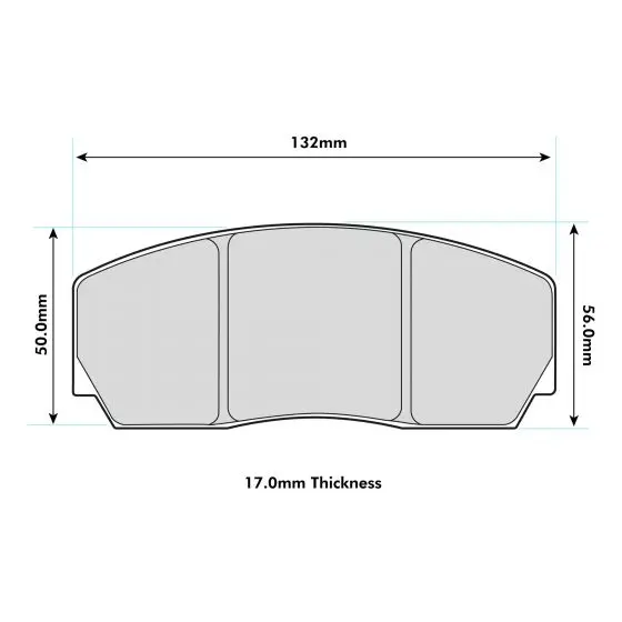 Pbs Performance Brake Pads Hispec Monster Rs132 4&6 Pot 1