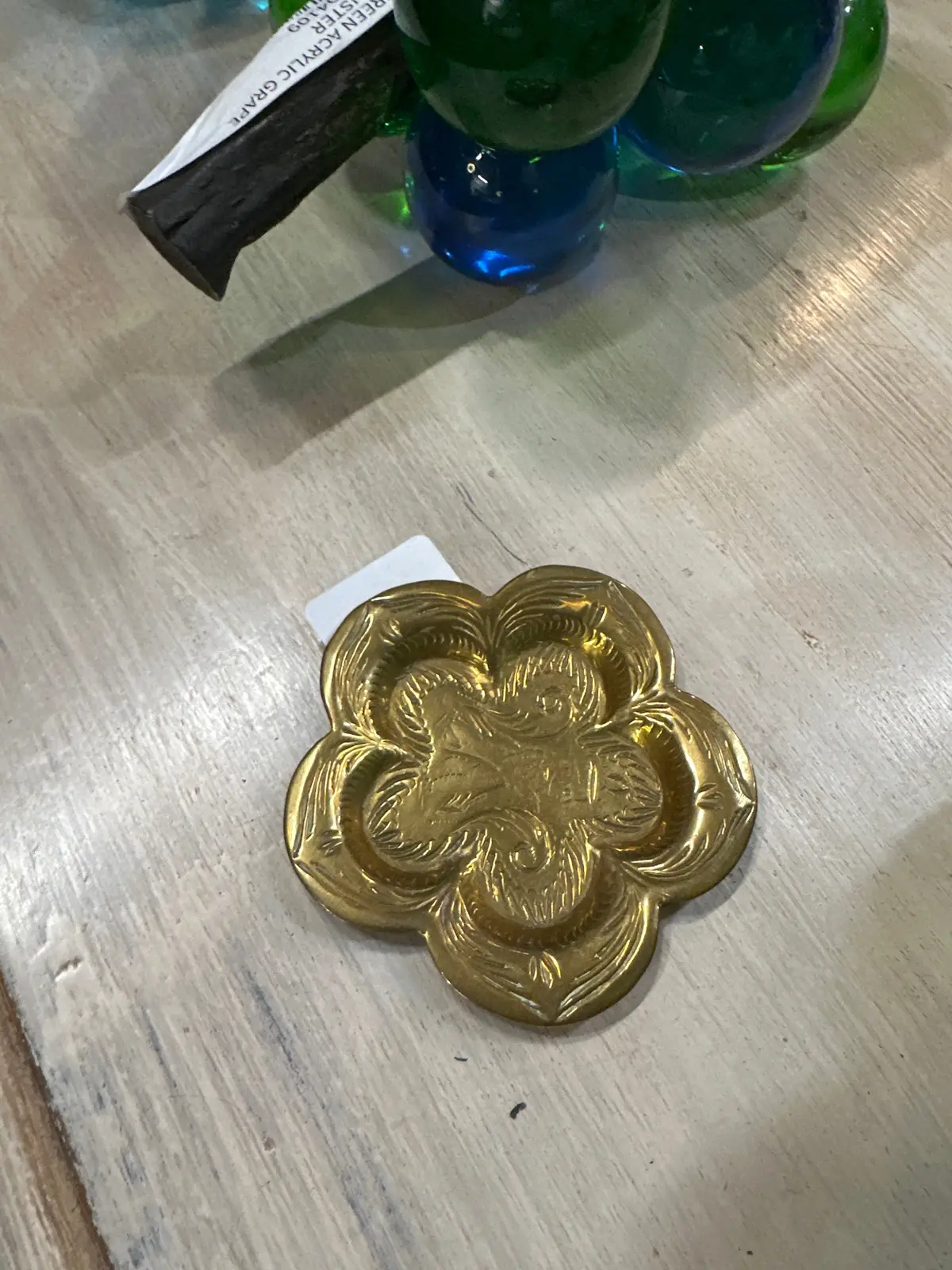 Small Brass Trinket Dish 1