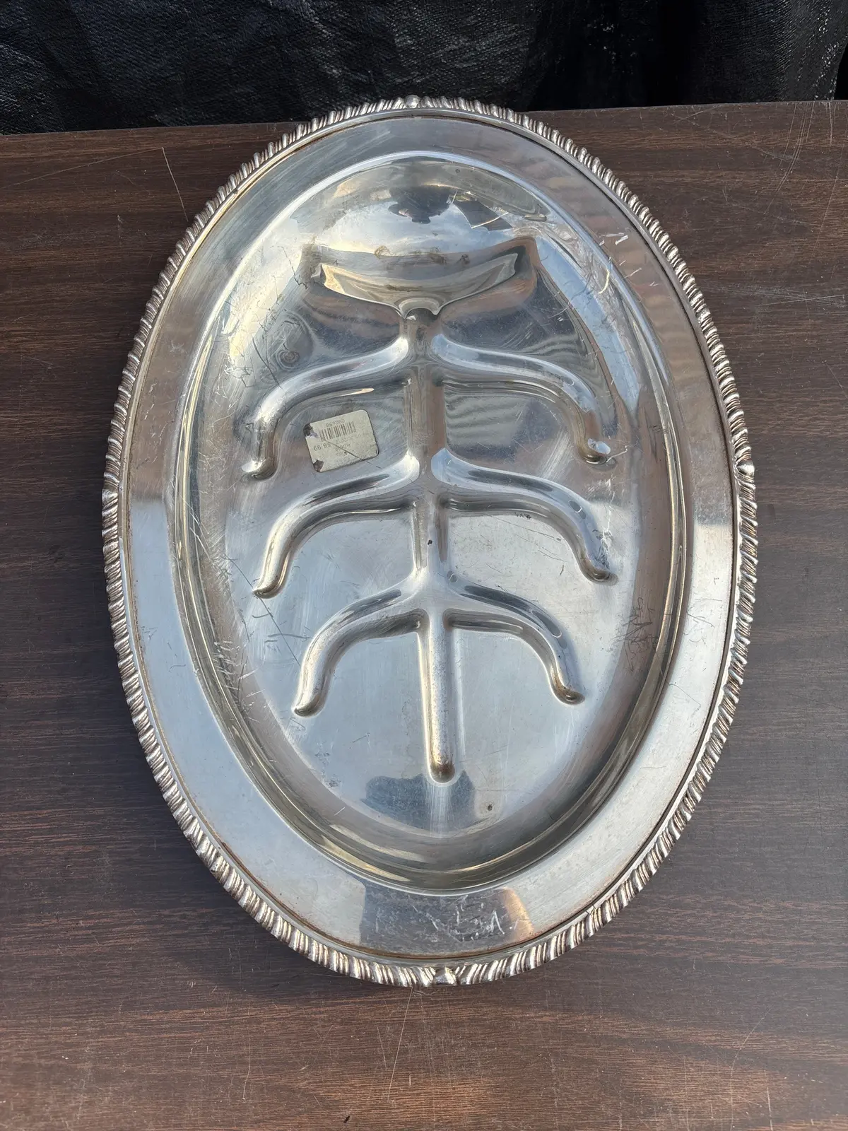 Silver Plate Meat Tray 1