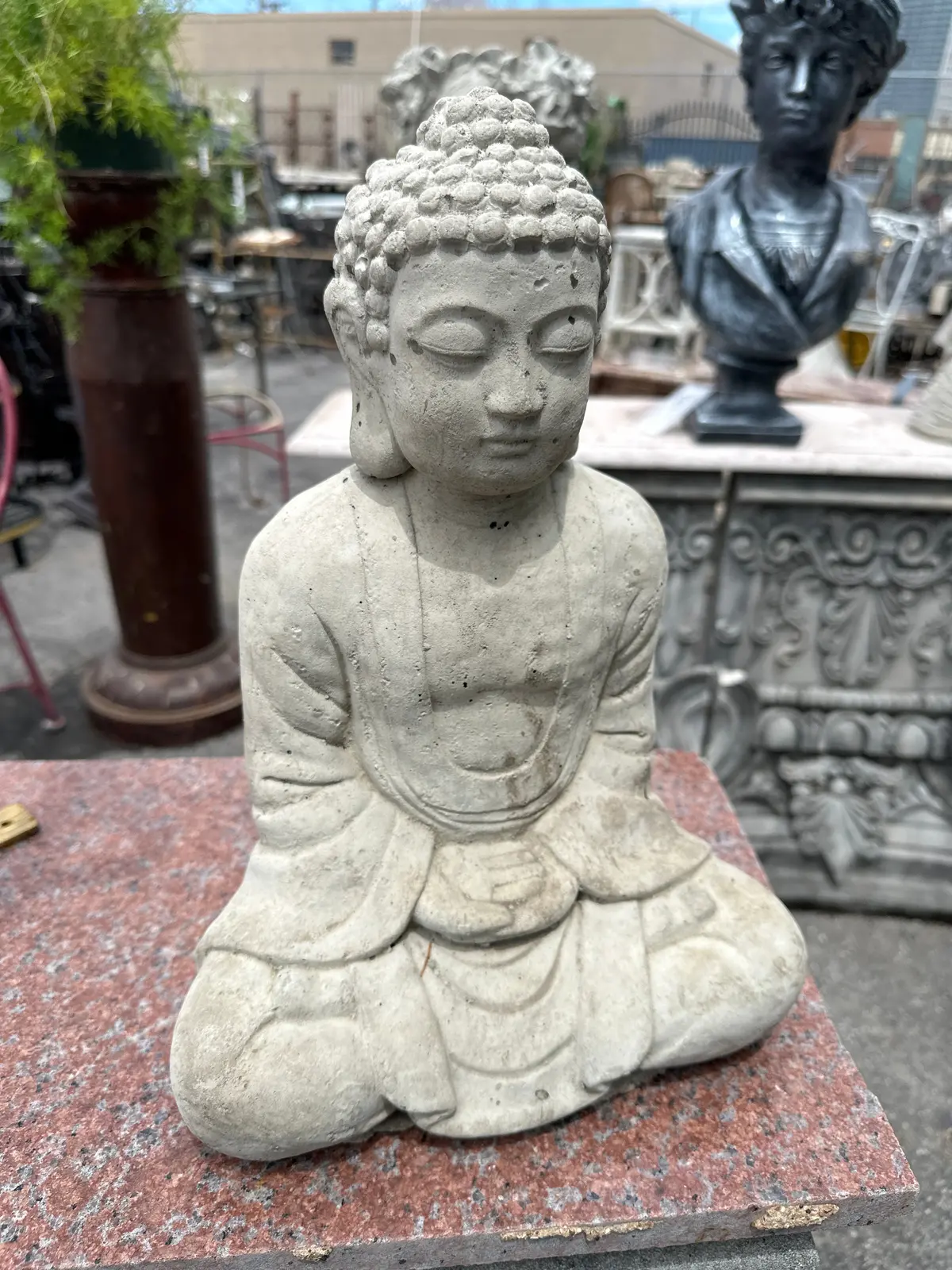 Small Concrete Buddha 1