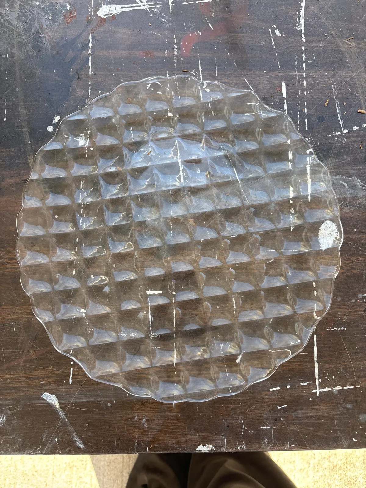 Round Textured Platter 1