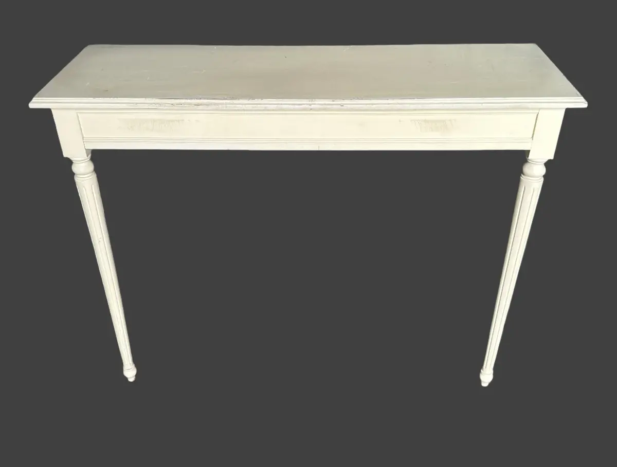 Shallow White Wall Console 1