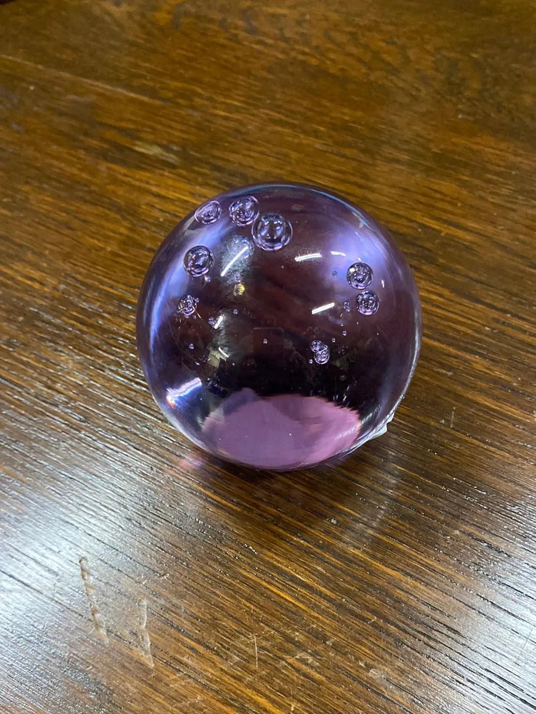 Murano Glass Spherical Paper Weight 1