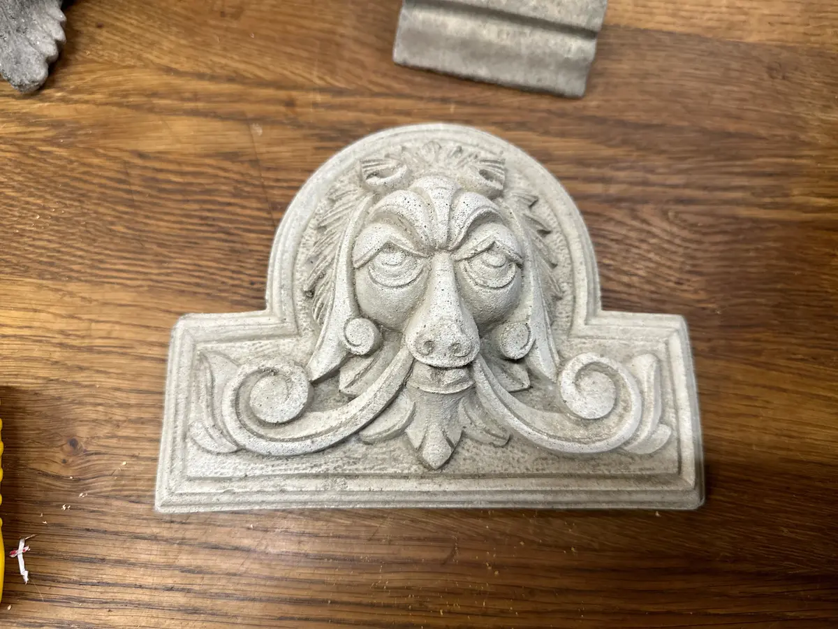 Cast Concrete Lion Plaque 1