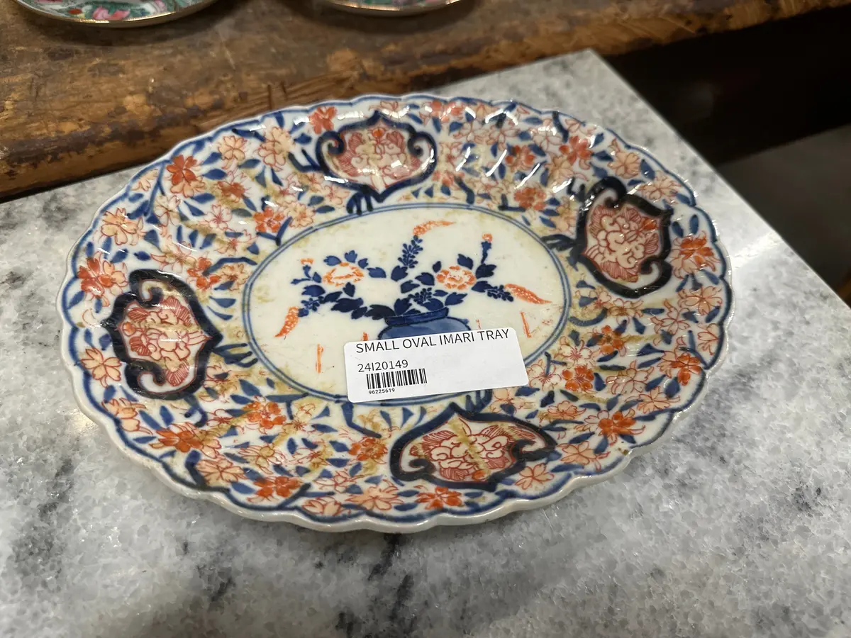 Small Oval Imari Tray 1