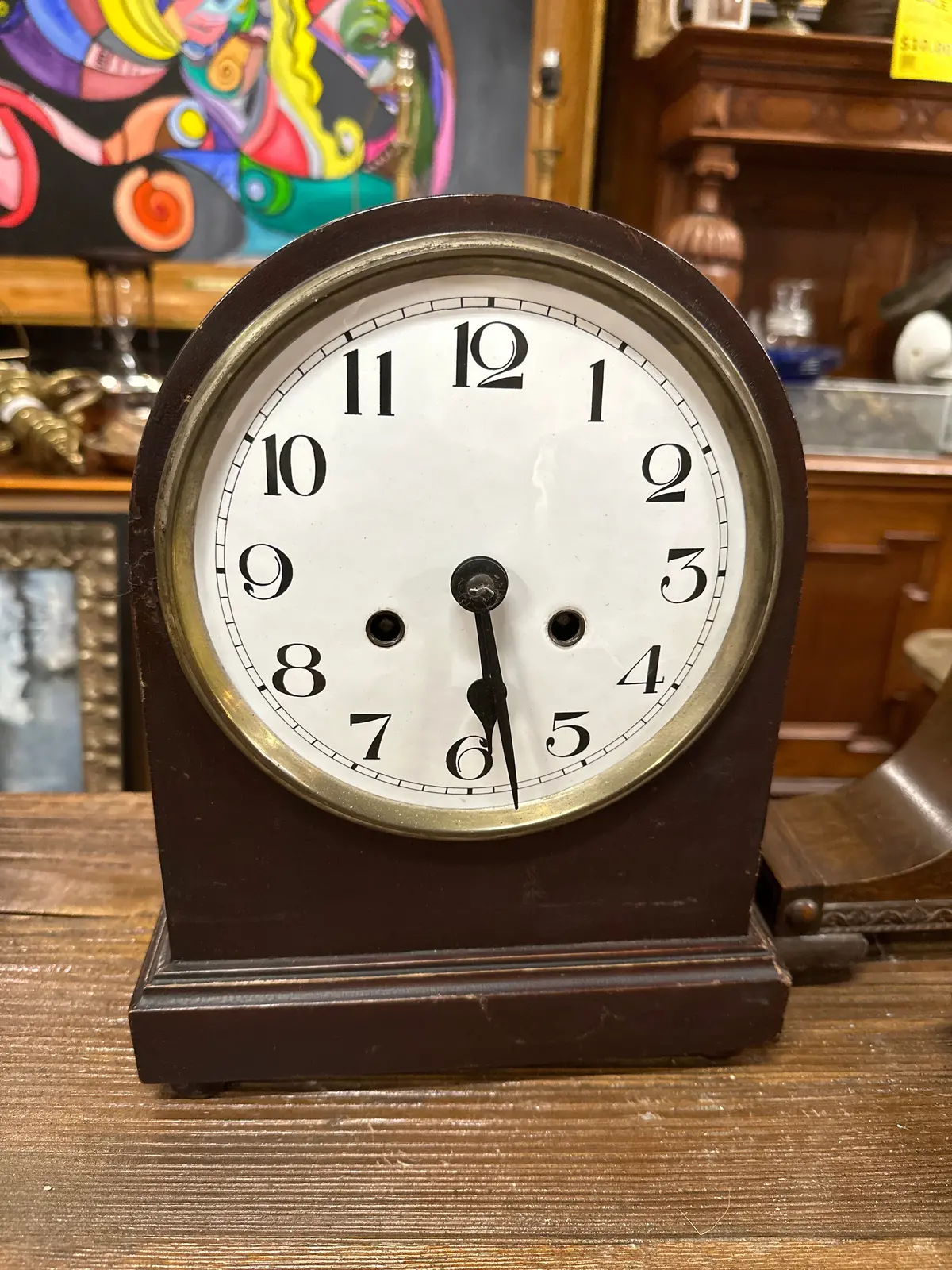Domed Mantle Clock As Found 1
