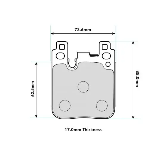 Pbs Rear Brake Pads Bmw M4 F82/F83 1