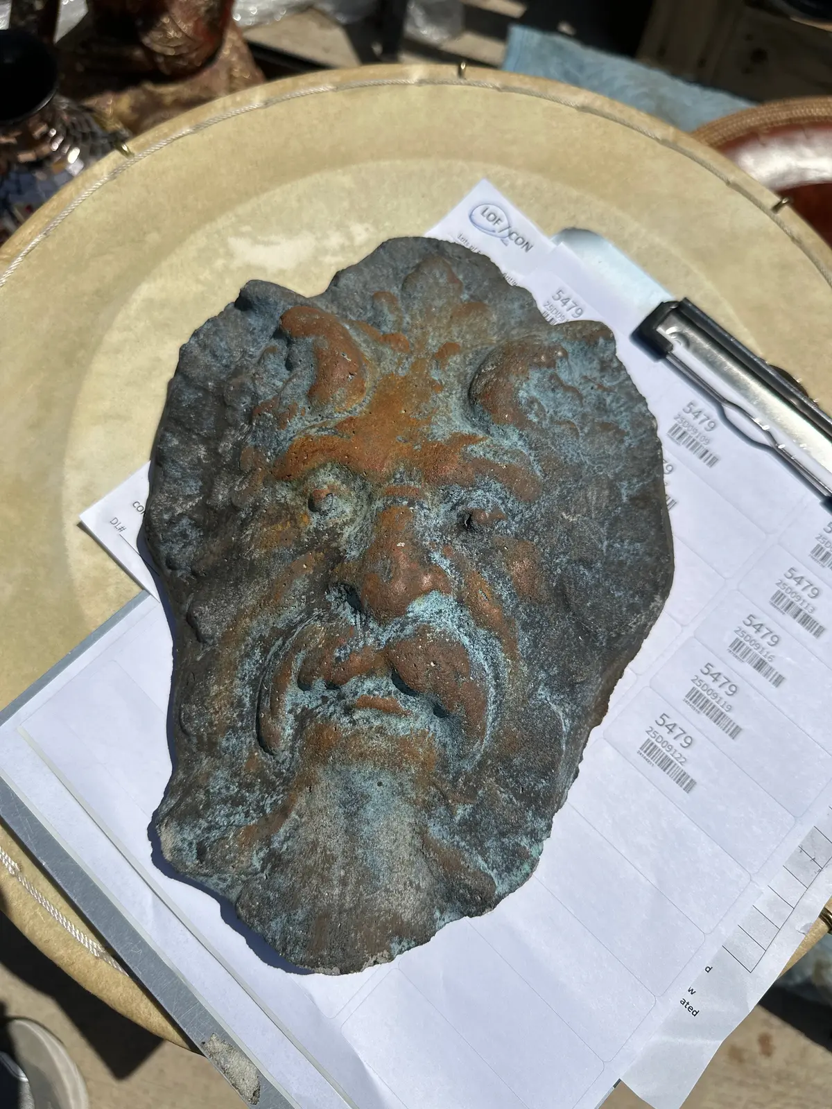 Small Concrete Man Mask 1
