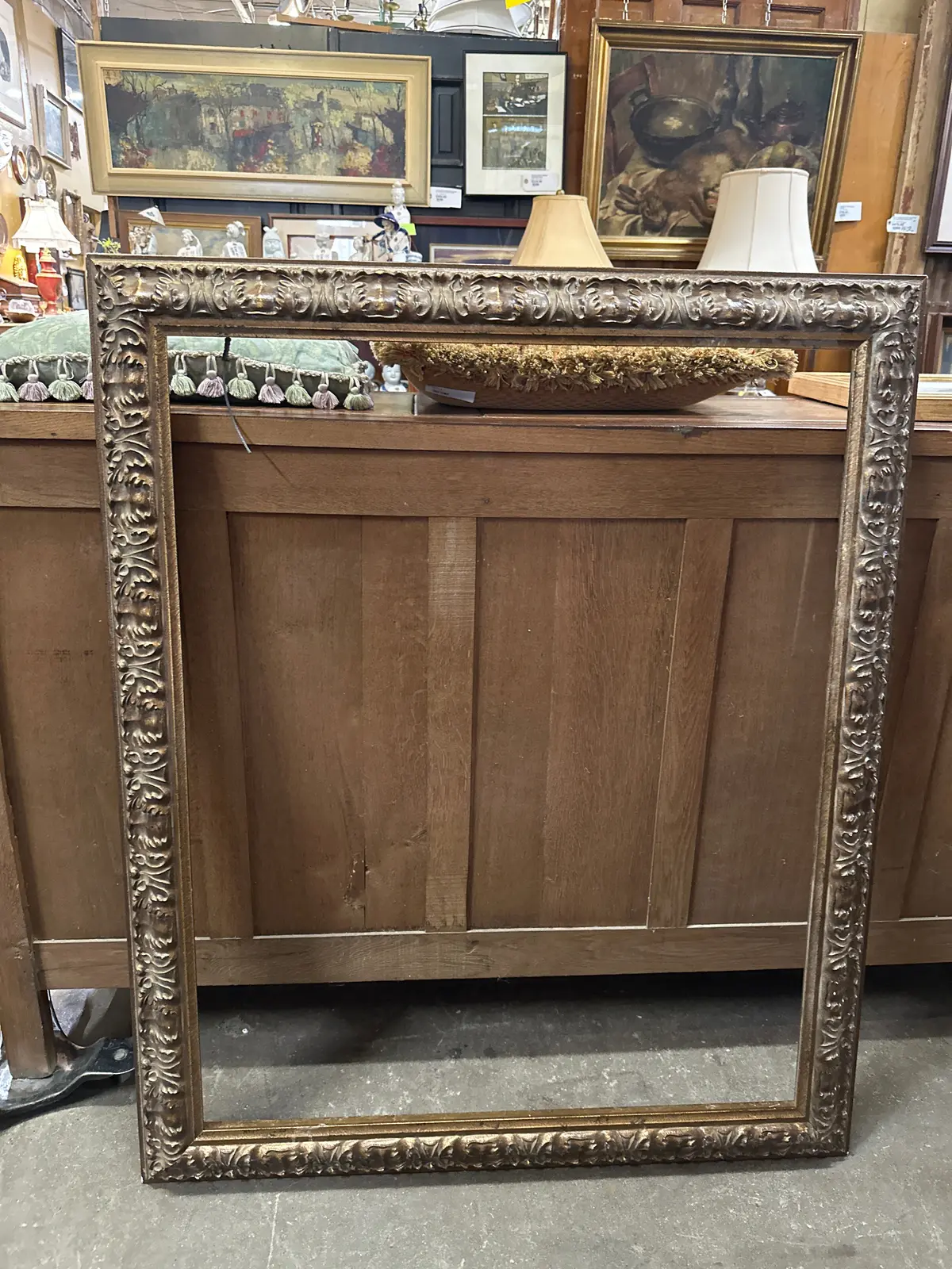Large Gold Heavy Relief Frame 1