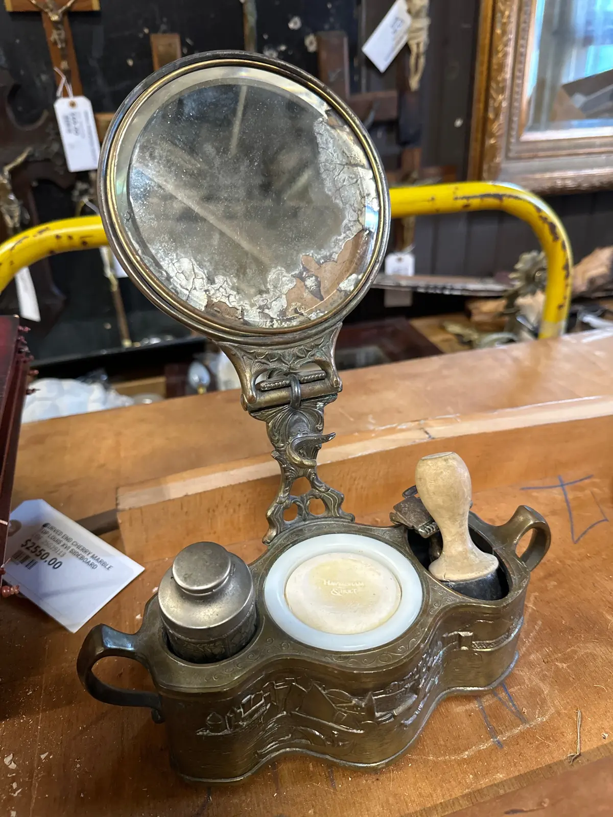 As Found Portable Metal Shaving Set 1