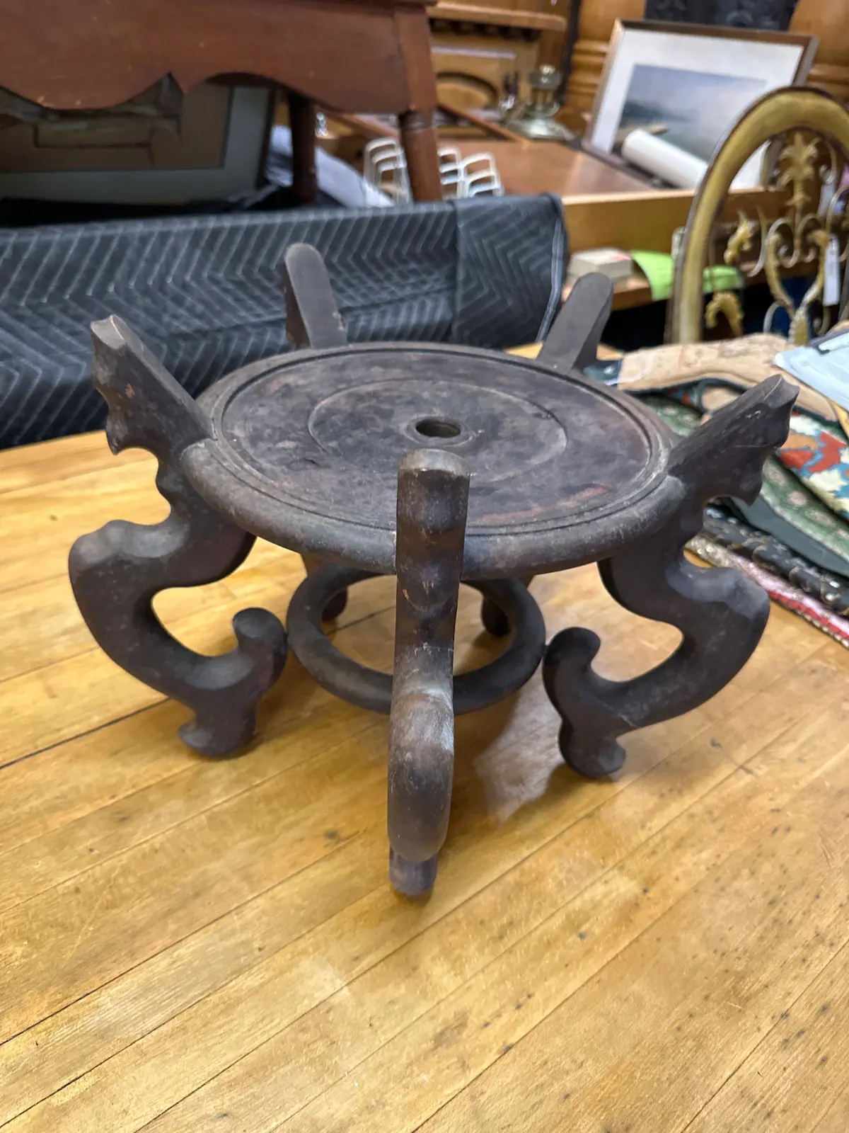 Asian Hardwood Planter Base 1