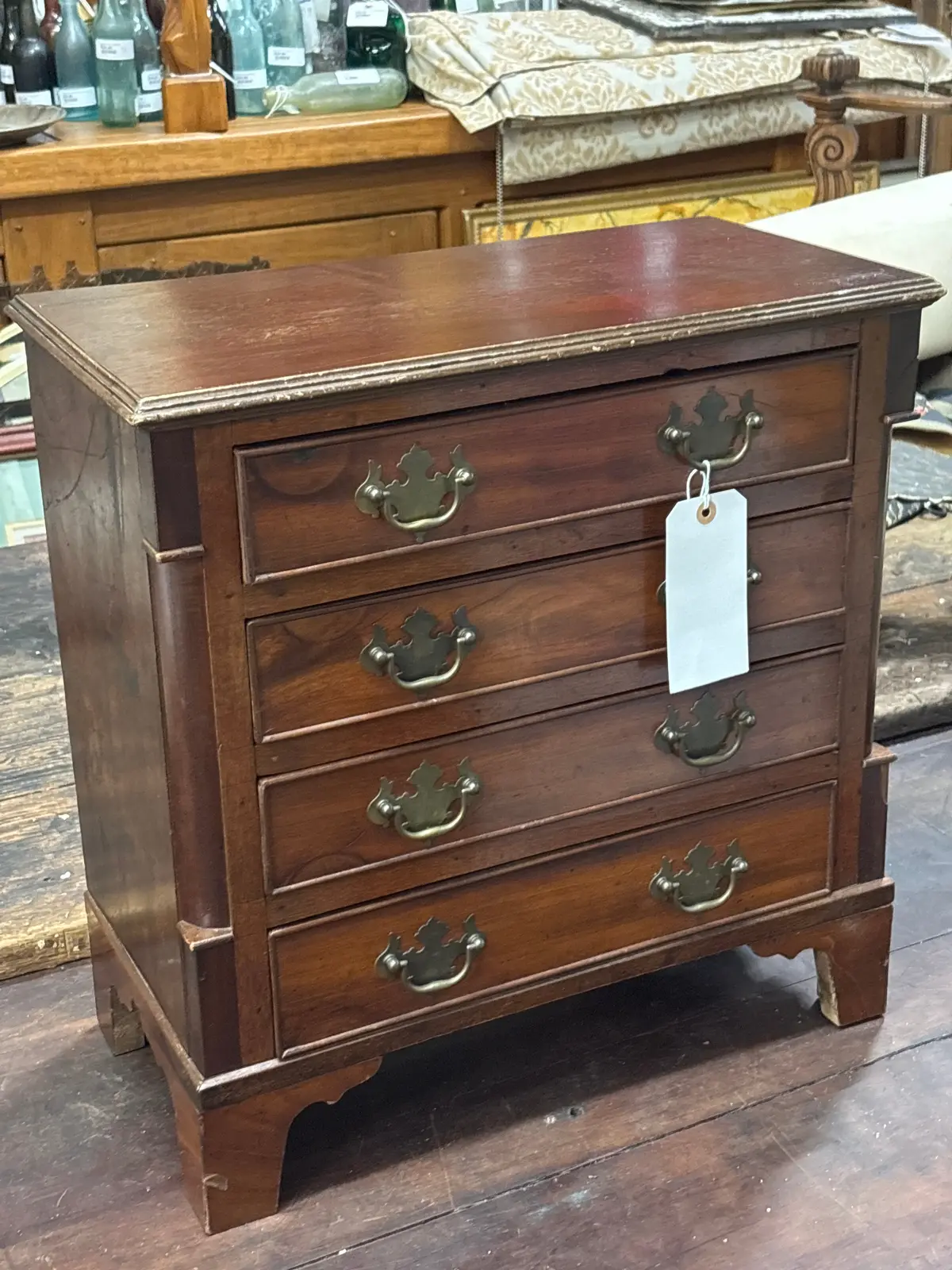 Miniature Georgian Mahogany Chest 1