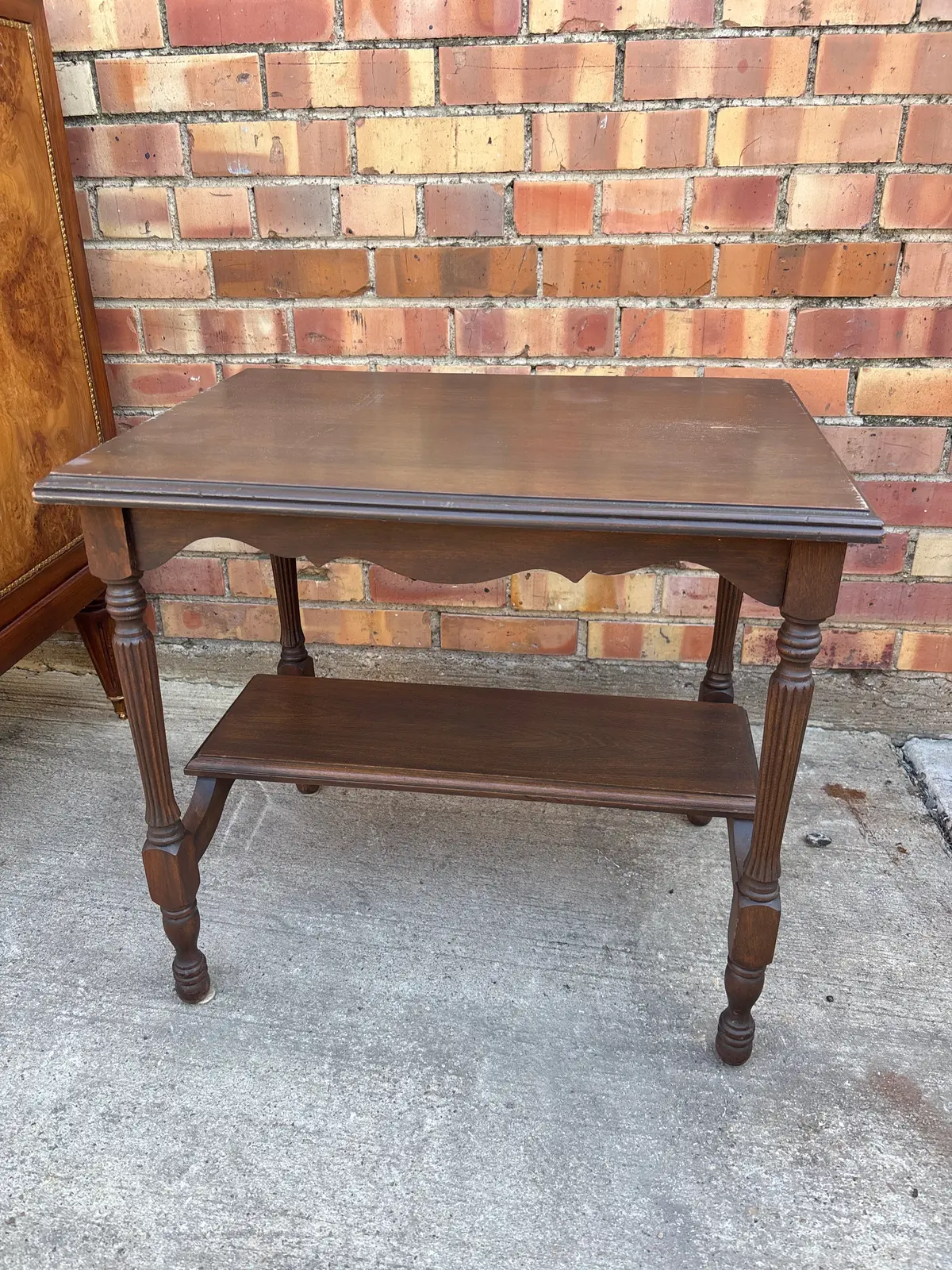 Tiered Oak Side Table 1