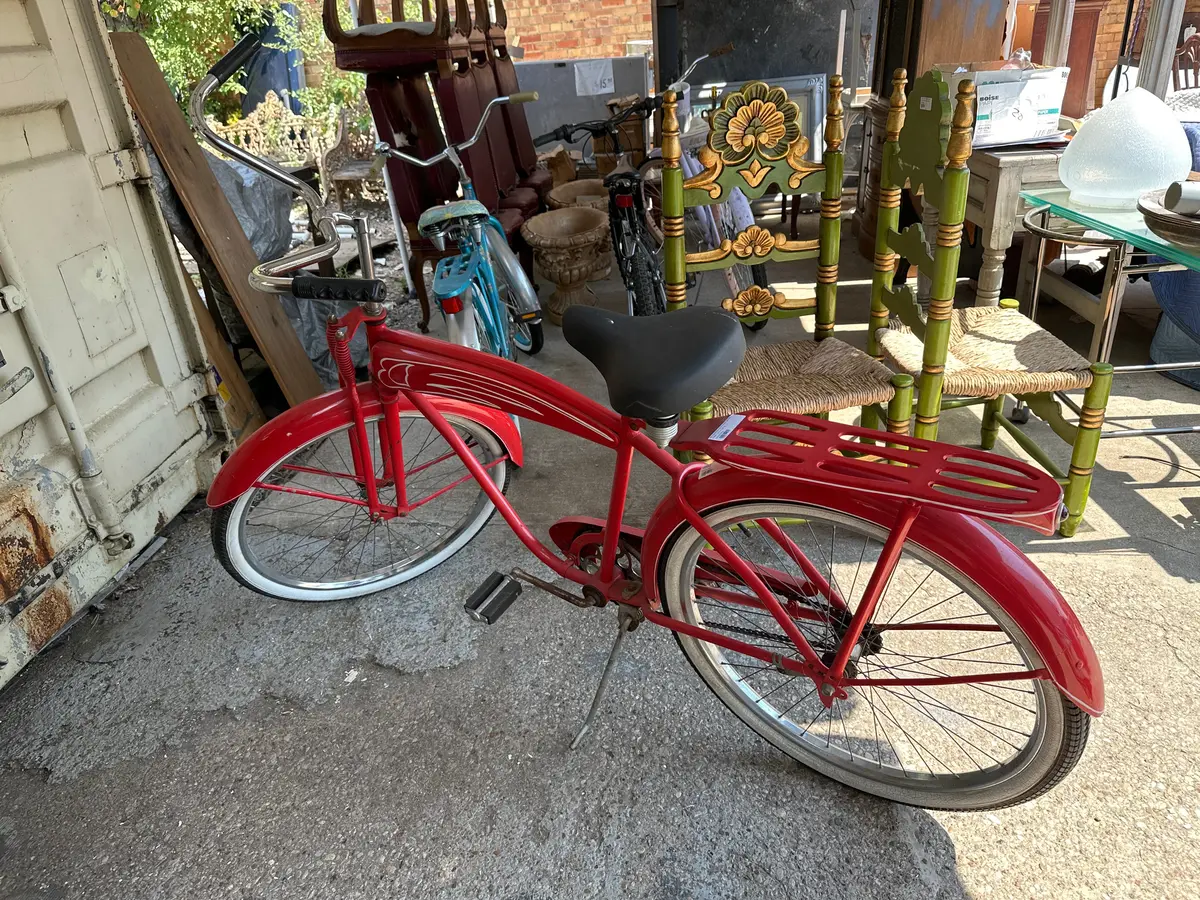 Red Rirman Mens Bike Movie Prop Circa 1950S 1