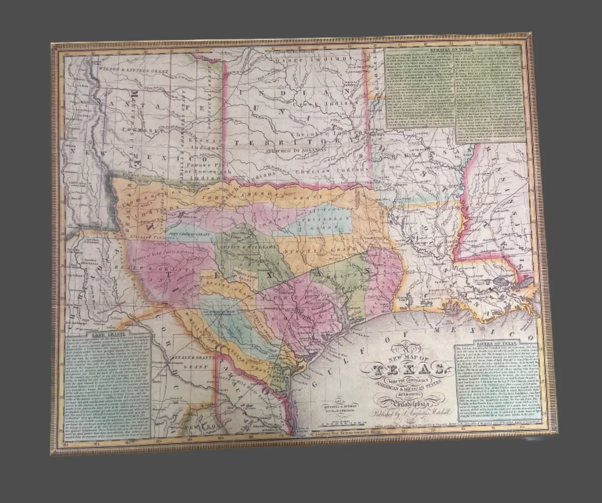 Map Of Texas - Reproduction 1