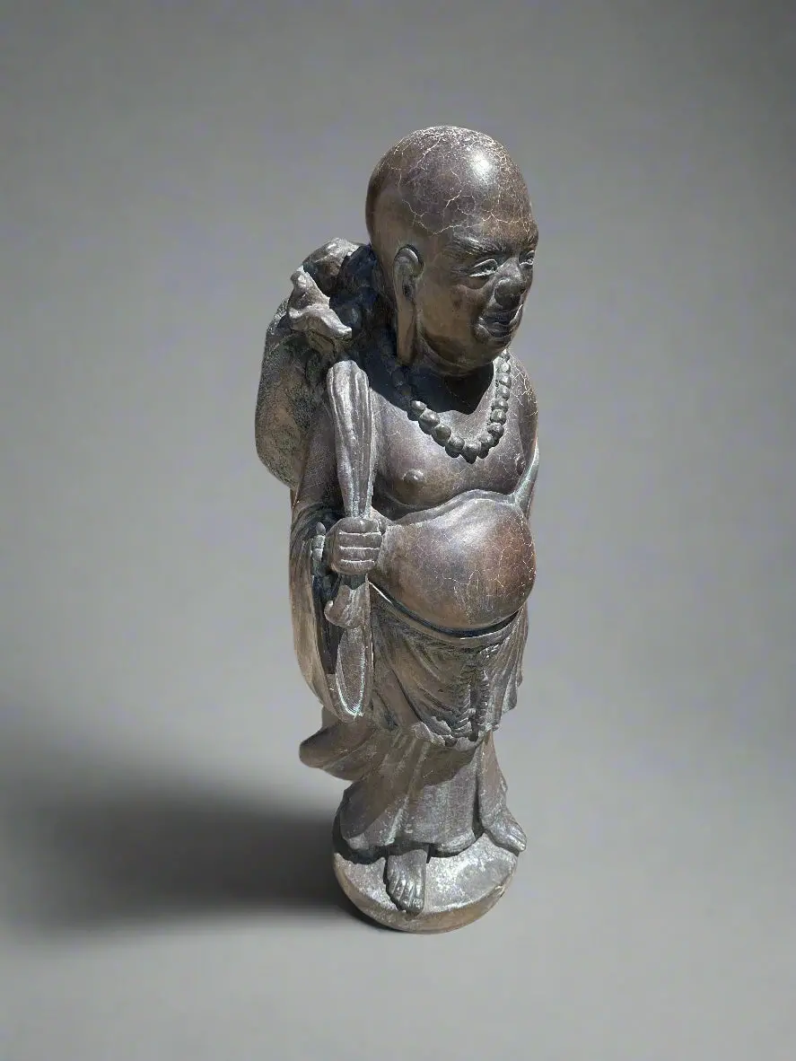 Concrete Chinese Buddha With Bronze Finish 1