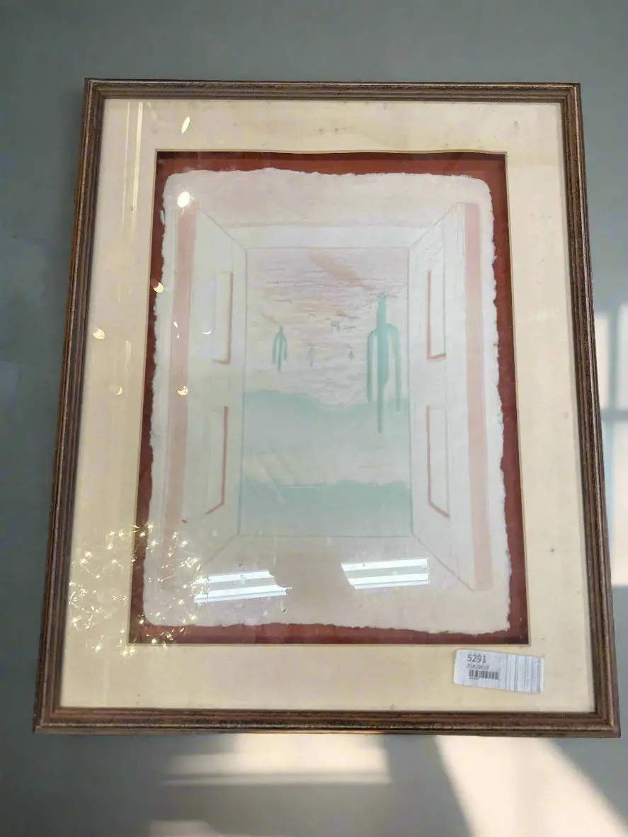 Embossed Paper Western Scene 1