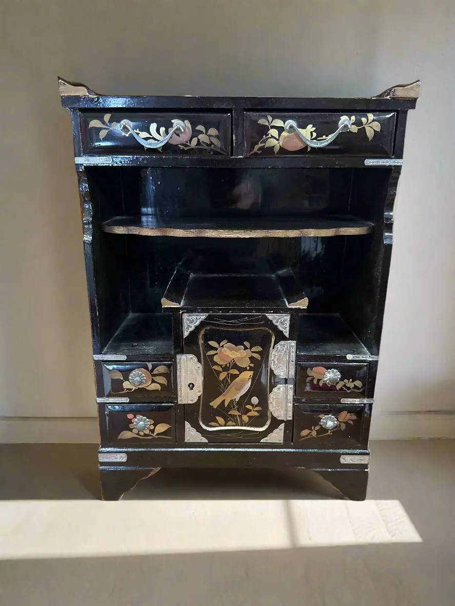 Black Lacquer Mini Chest 1