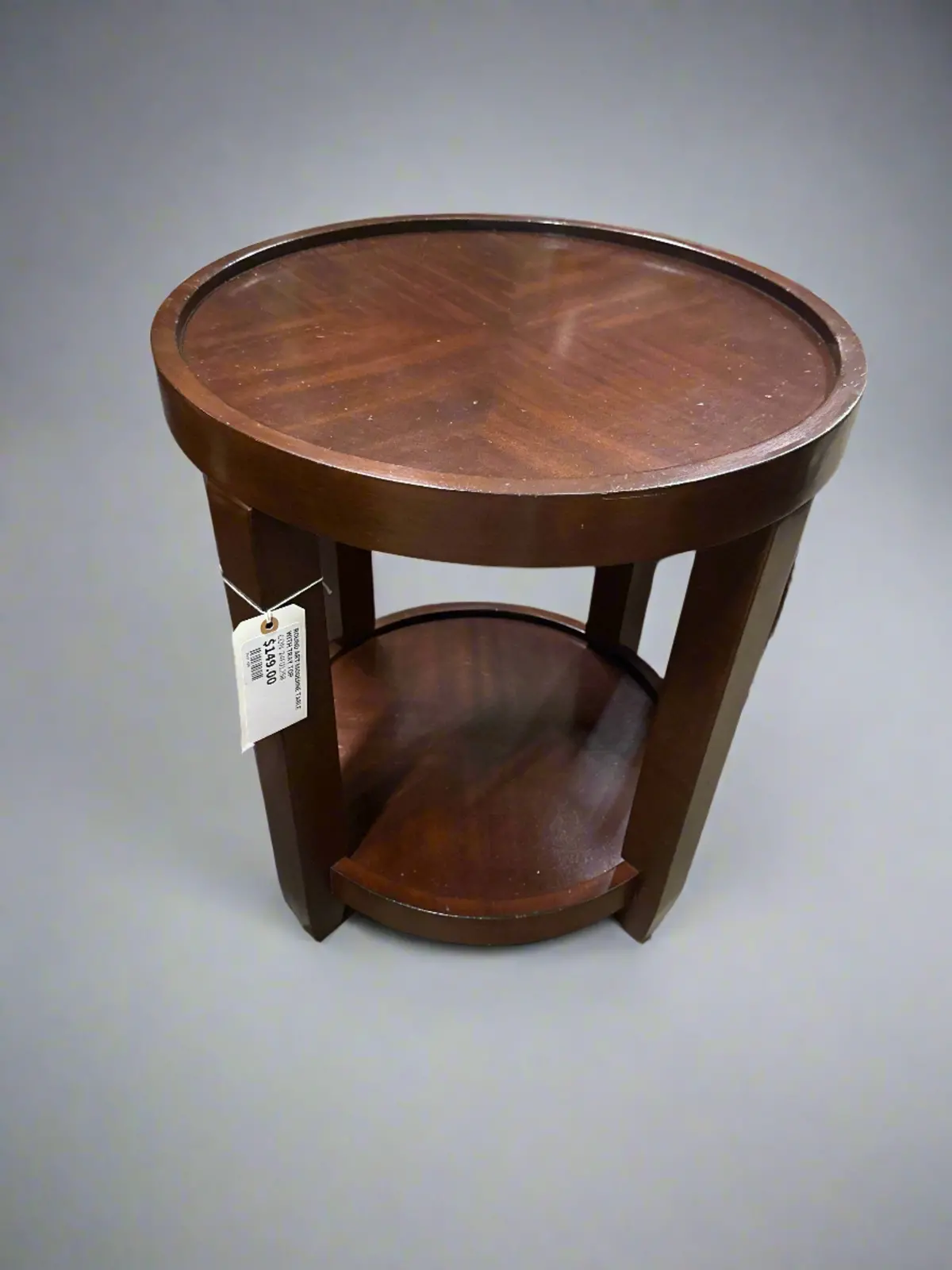Round Art Moderne Table With Tray Top 1