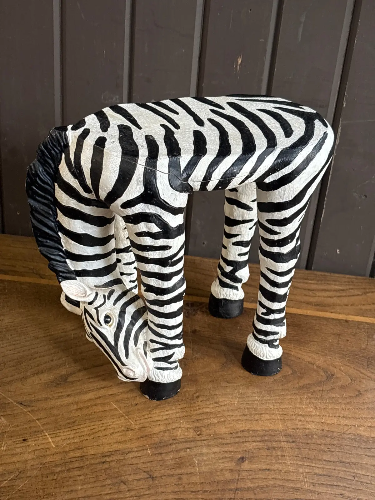 Resin Zebra Stand 1