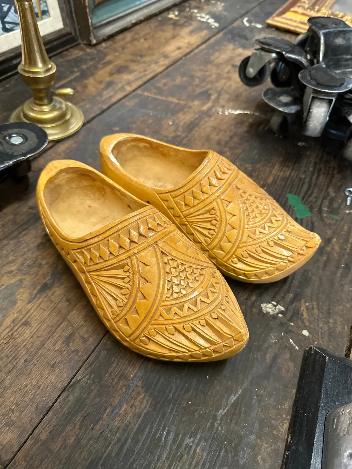 Pair Of Wood Shoes 1