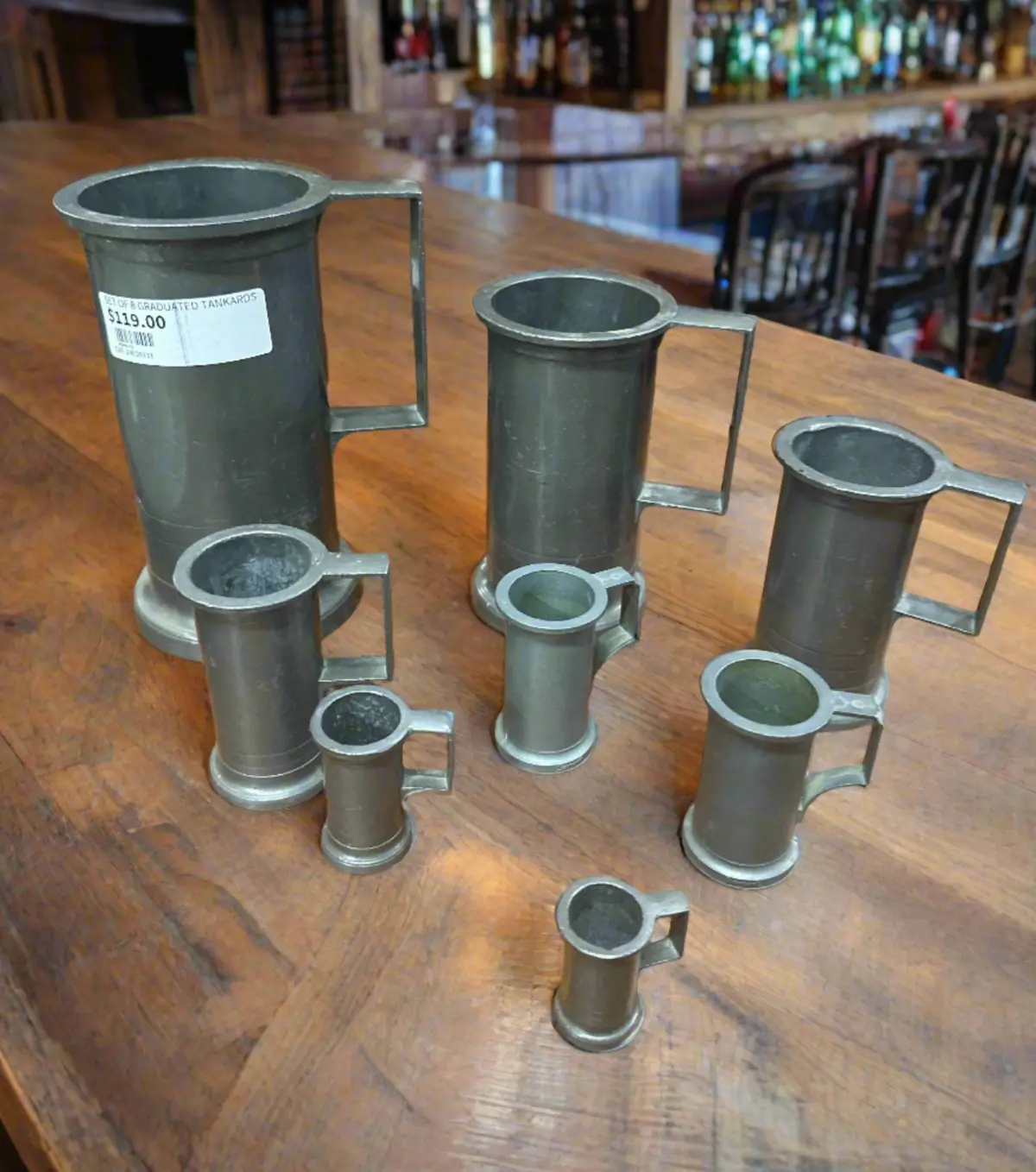 Set Of 7 Graduated Tankards 1