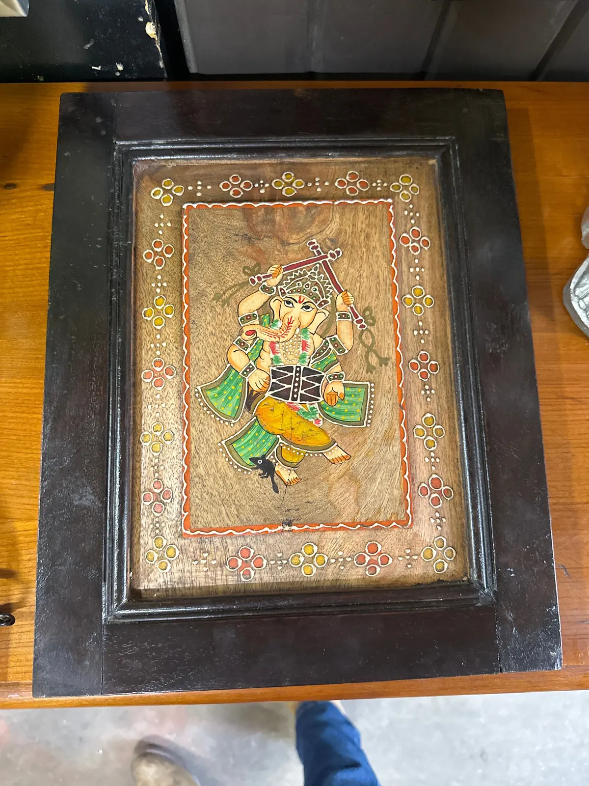 Hindu God Painting On Board 1