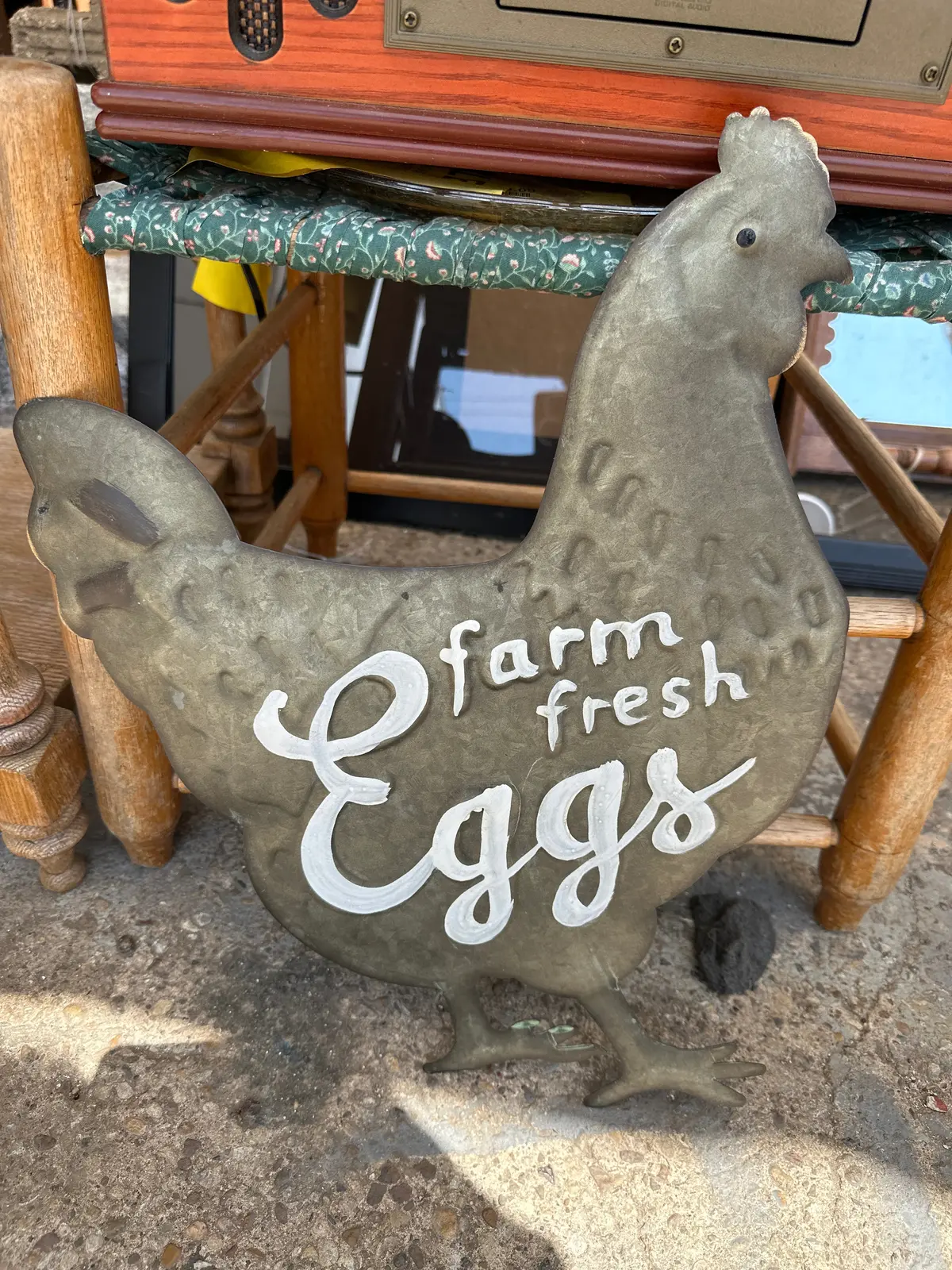 Hen Farm Egg Sign 1