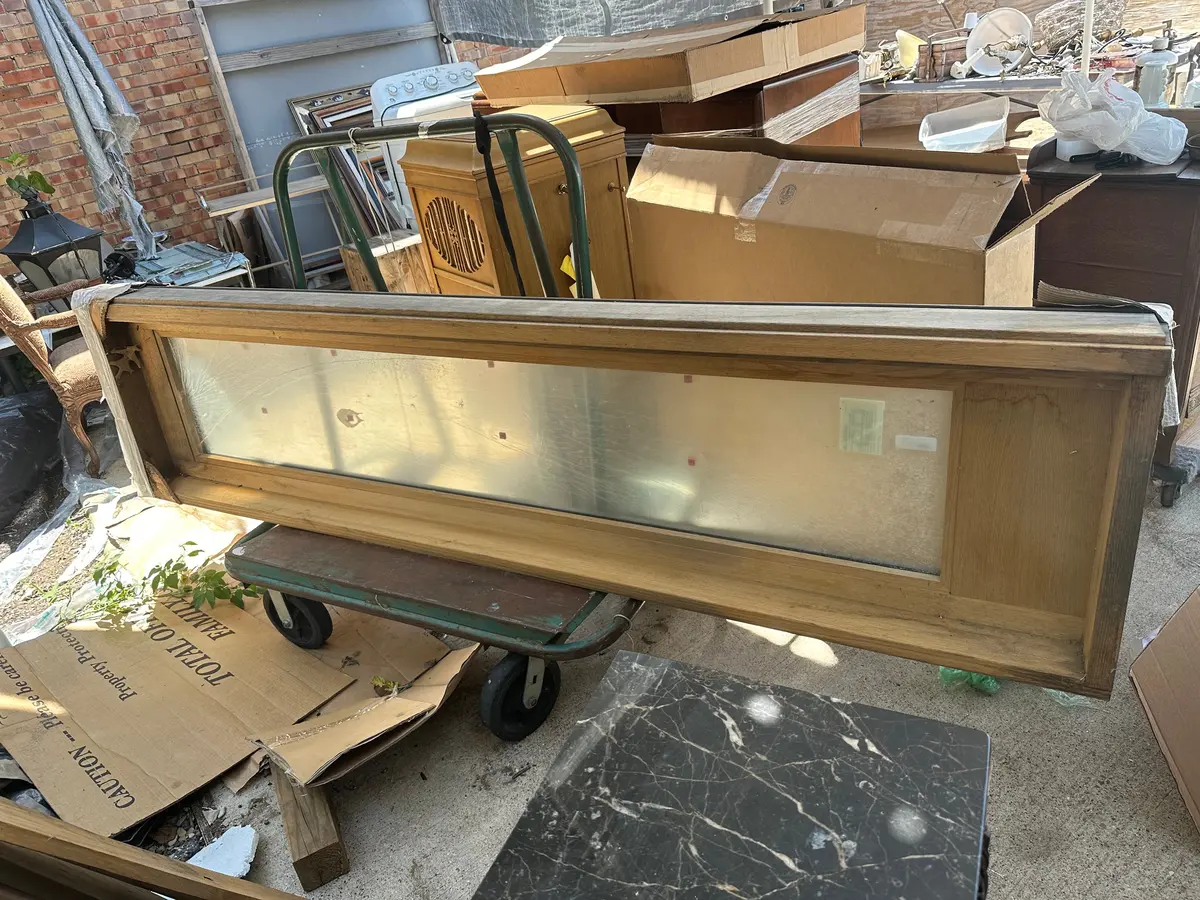 Tall Narrow Oak Window 1