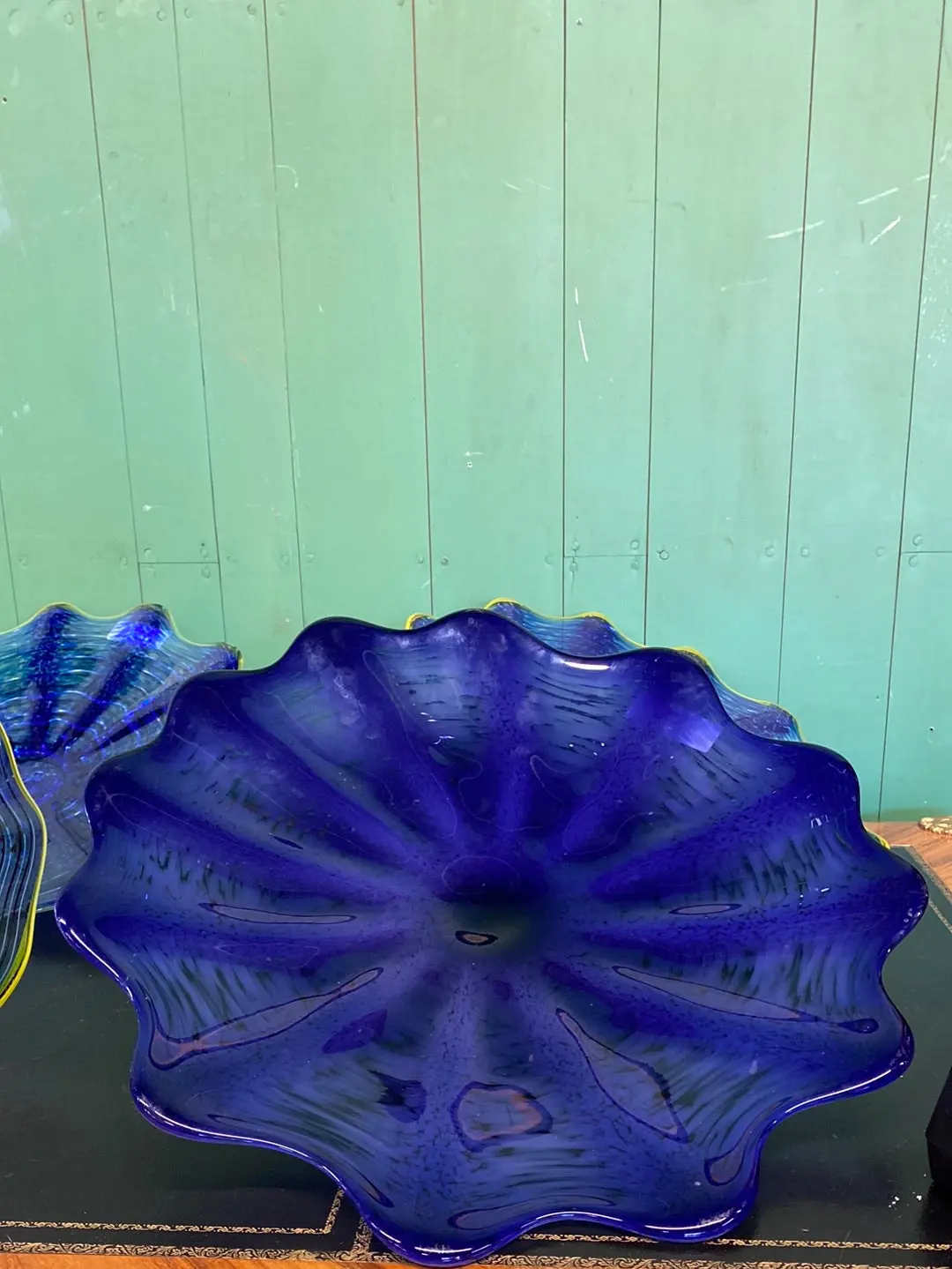 Art Blown Glass With Brackets 1