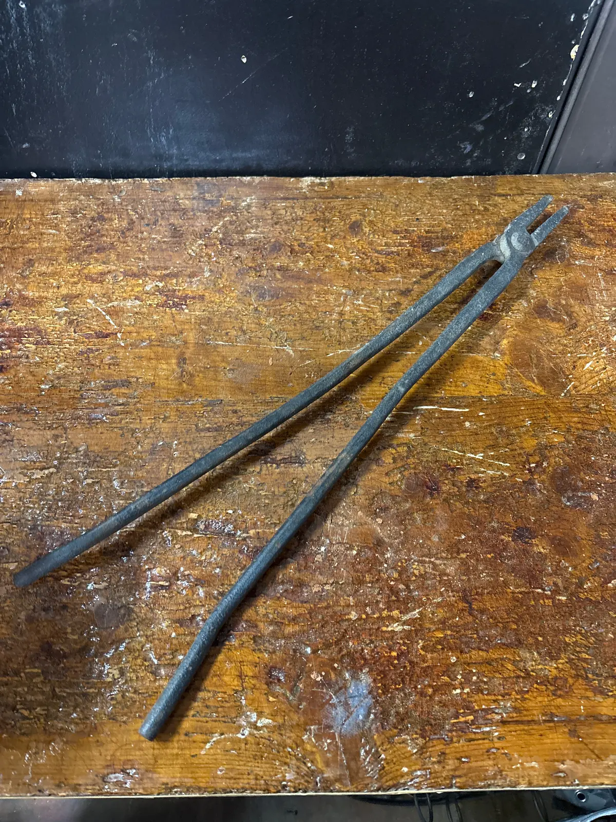 Iron Blacksmith Tongs 1