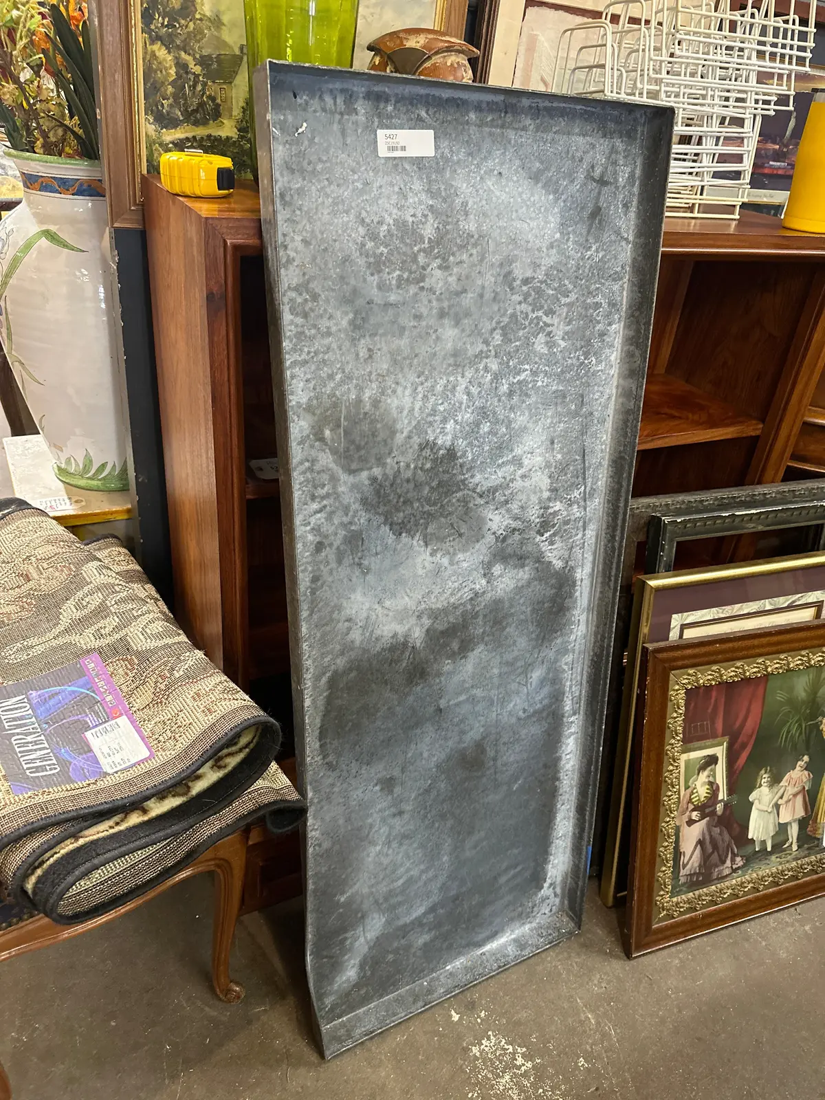 Extra Large Metal Decorative Tray 1