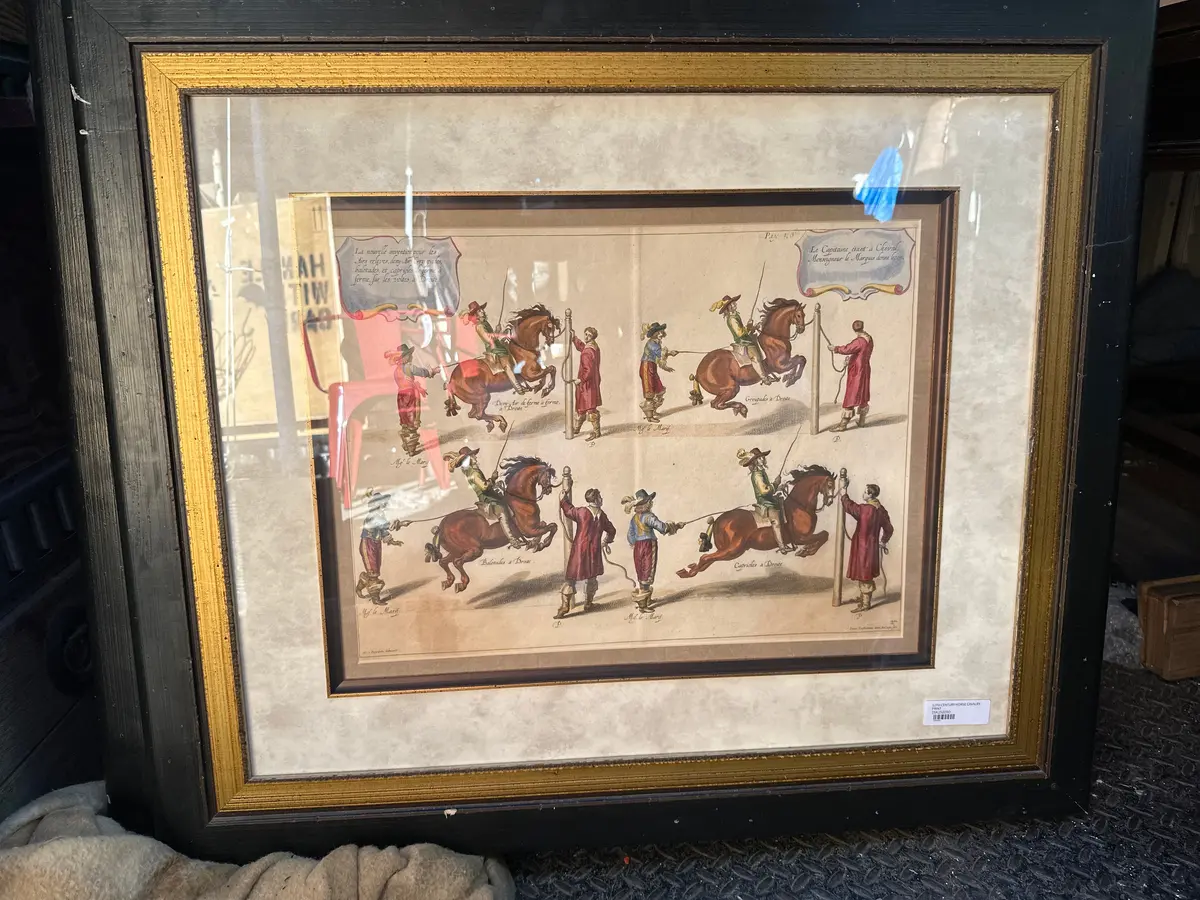 17Th Century Horse Cavalry Print 1