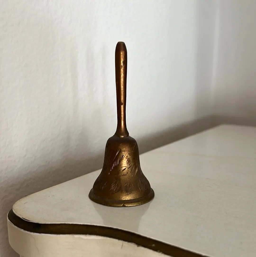 Mini Etched Brass Bell 1