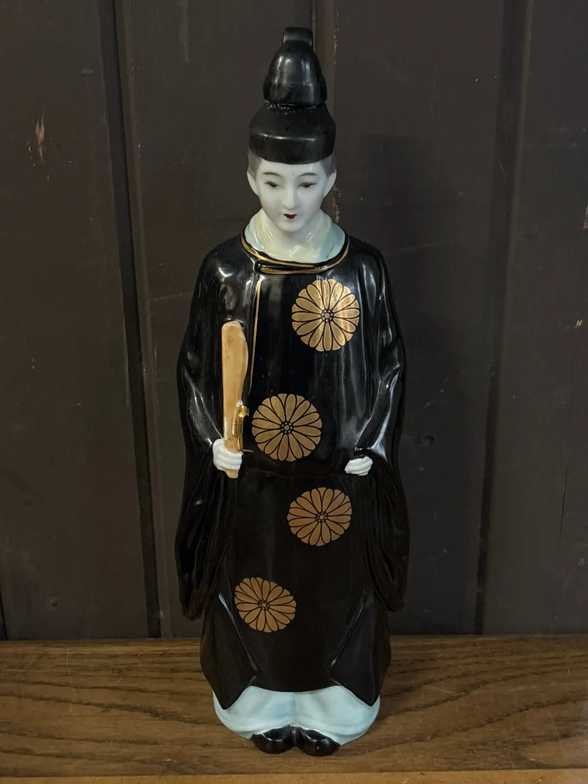Small Asian Man Saki Bottle 1