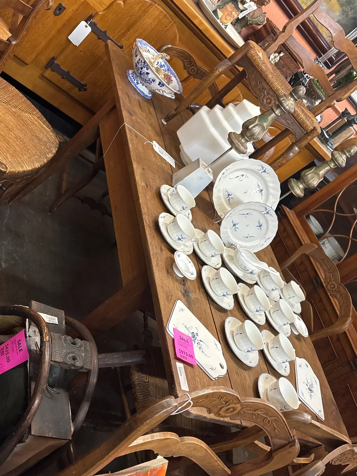 19Th Century Pegged Shaker Style Farm Table 1