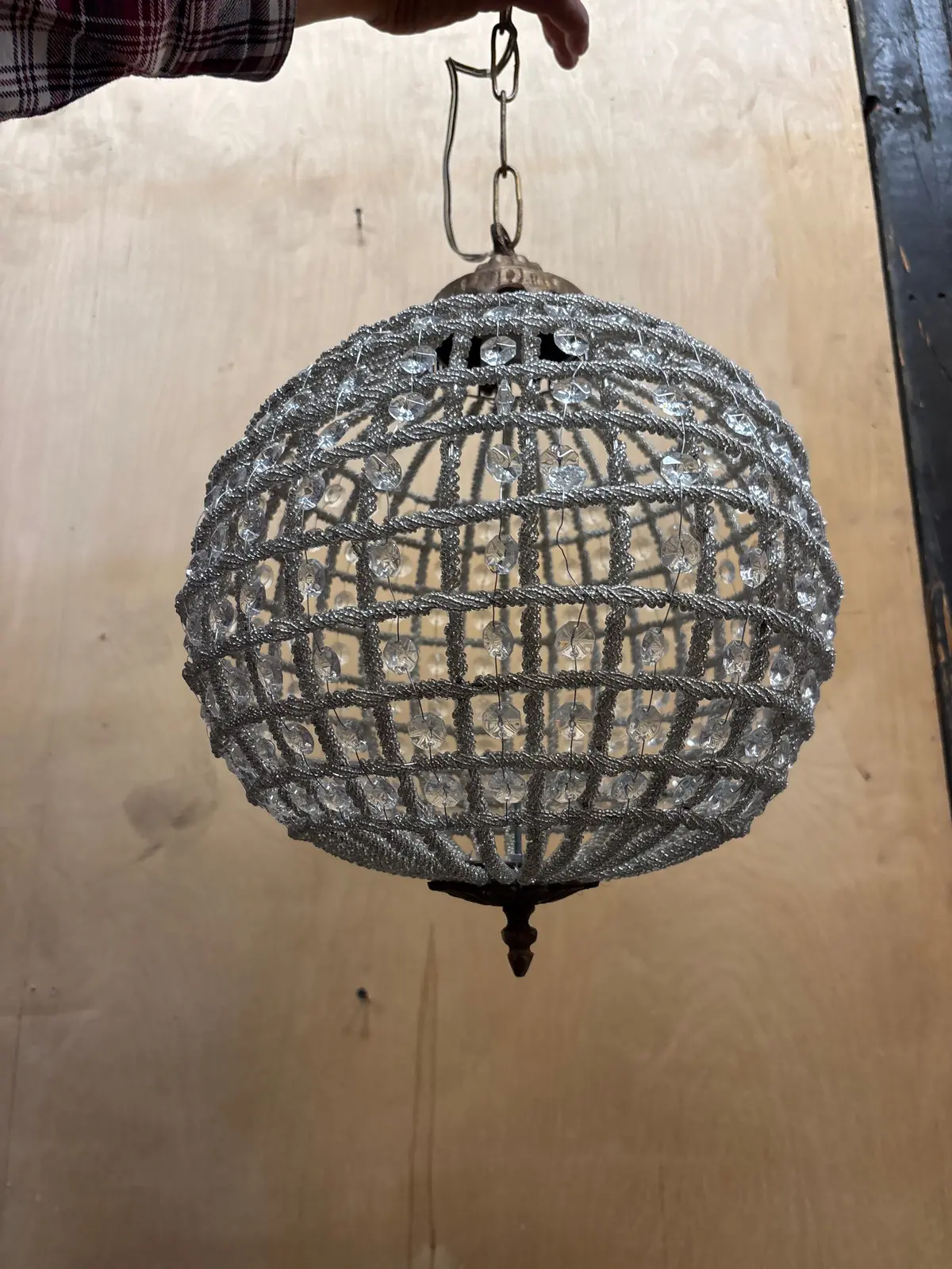 As Found Crystal Bead Form Fixture 1