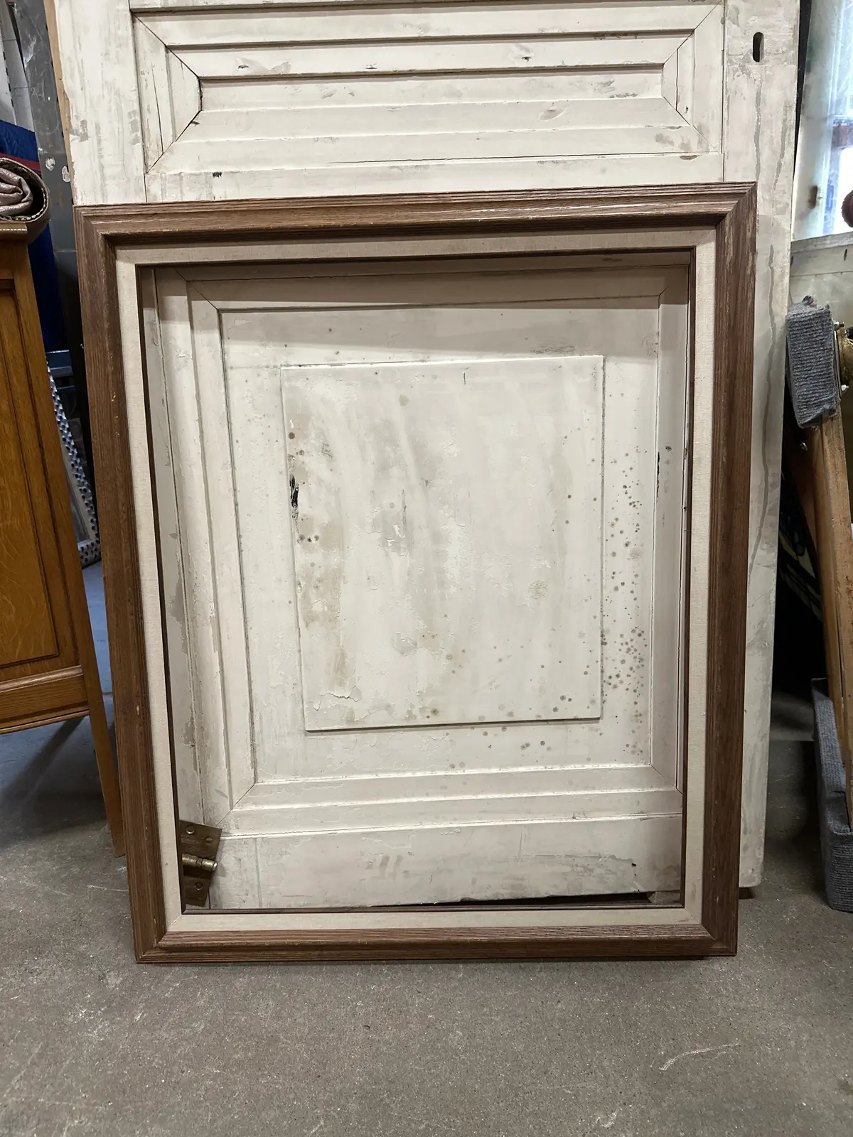 Rustic Frame With Linen Filet 1