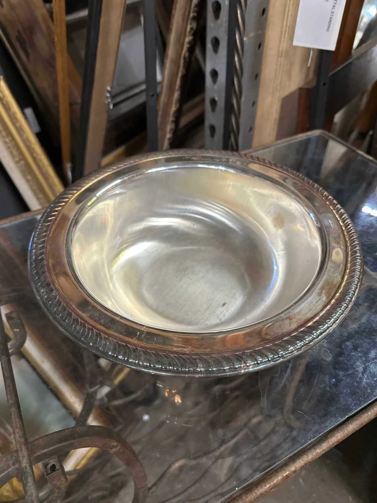 Gadroonedge Silver Plate Casserole Bowl 1