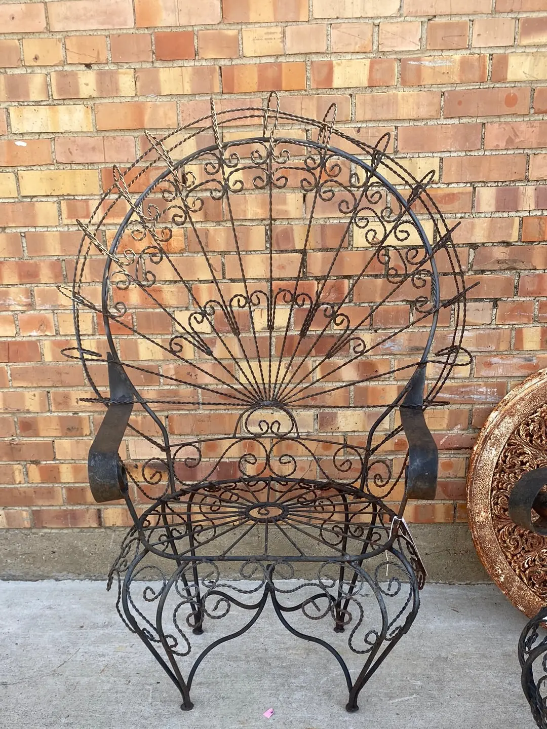Fan Back Arm Chair As Found 1