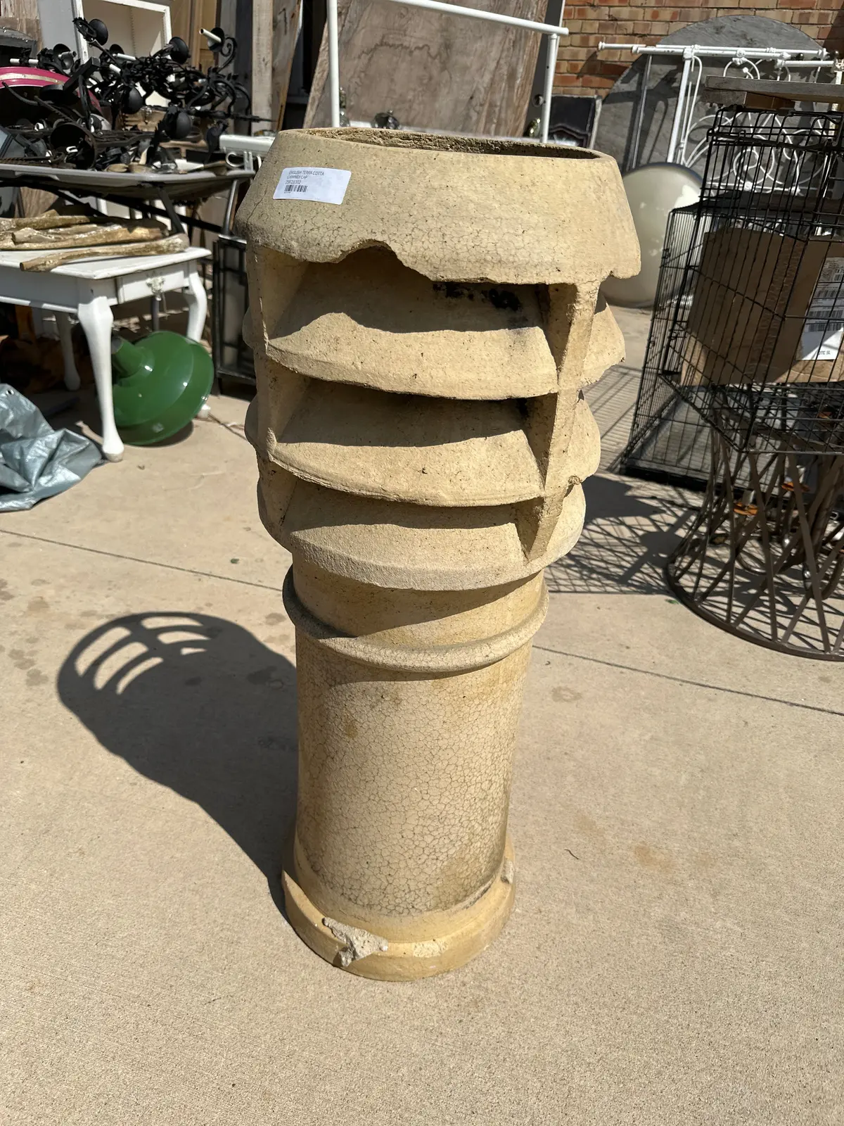 English Terra Cotta Chimney Cap 1