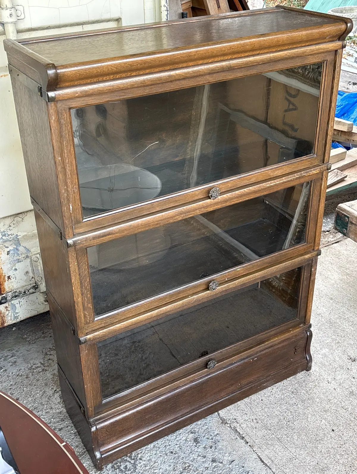 3 Stack Oak Bookcase 1