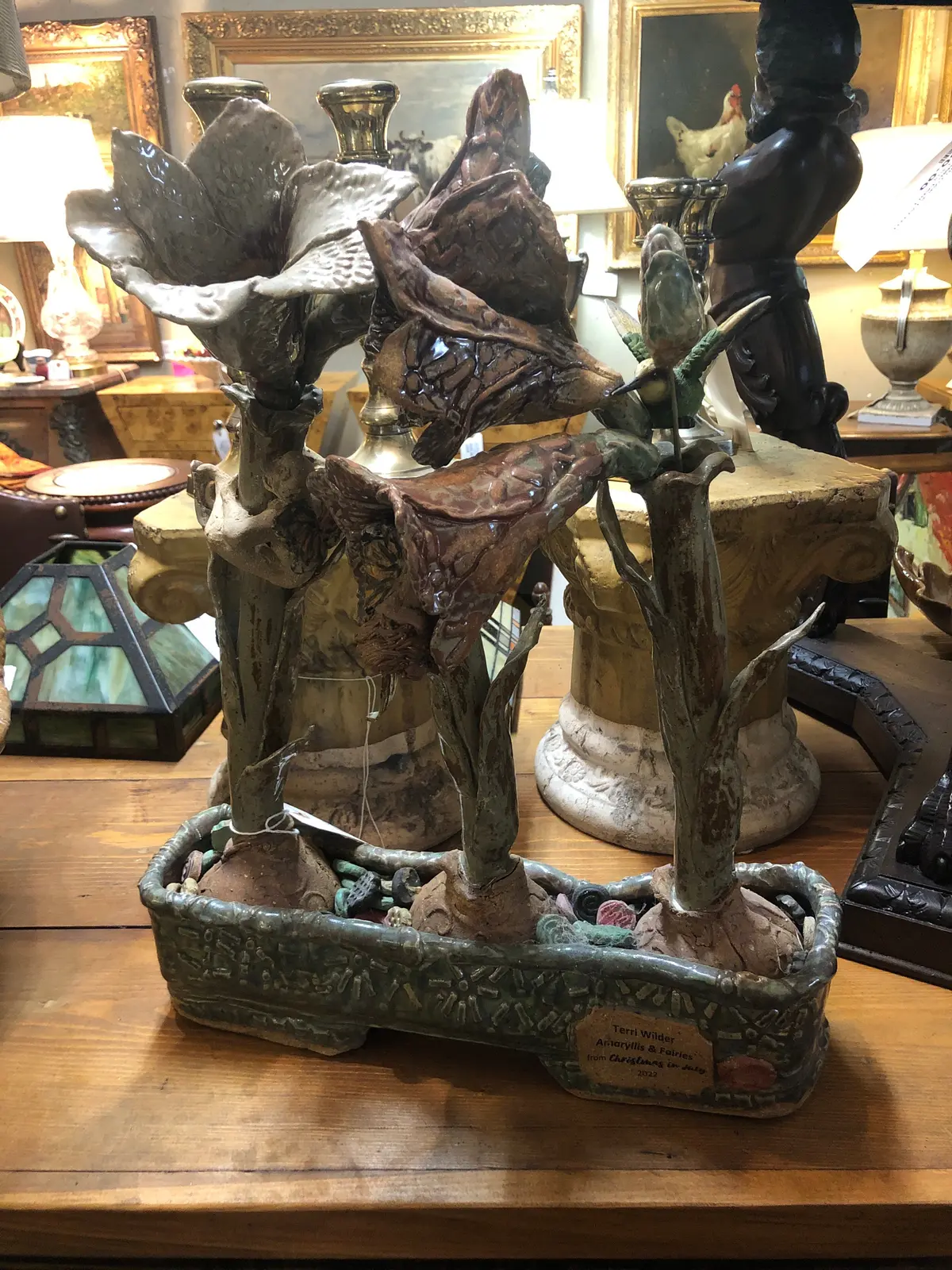 Amarylis Pottery Sculpture 1