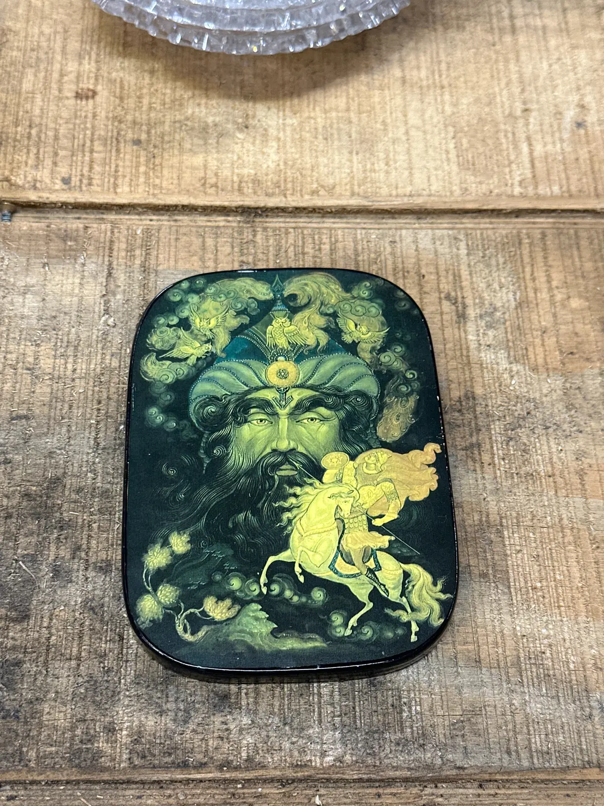 Small Russian Plaque With Horse 1