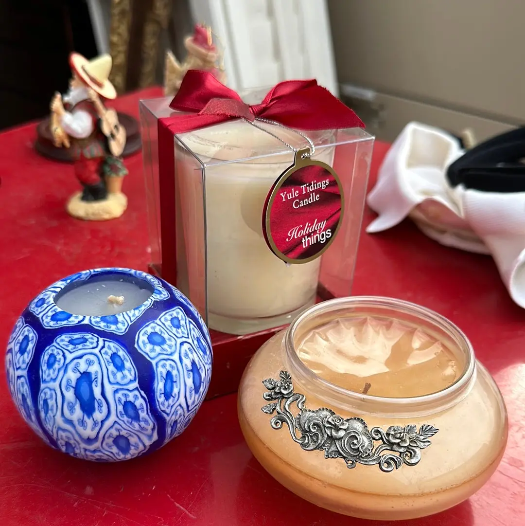 Lot Of 3 Candles 1