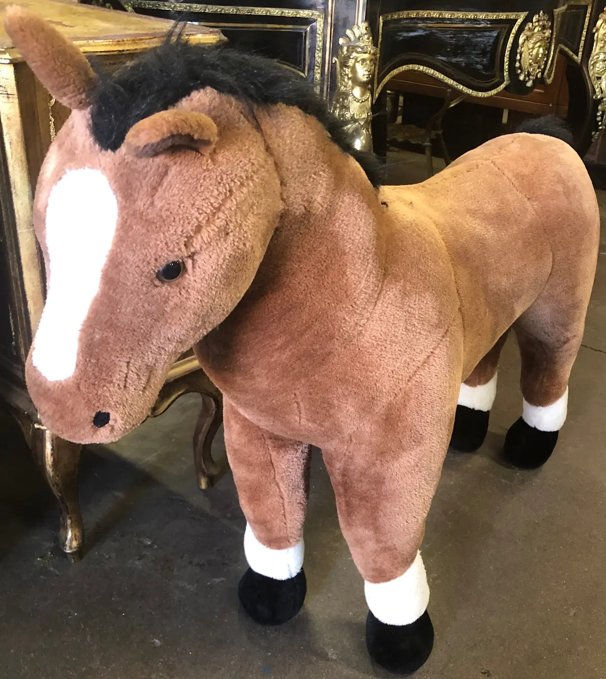 Brown Stuffed Horse 1